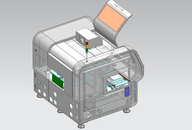 smt全自动贴片机模型 - 电子产品制造设备图纸 - 沐风网